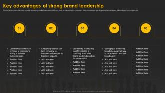 Designing And Implementing Brand Leadership Strategy Branding CD V Image Editable