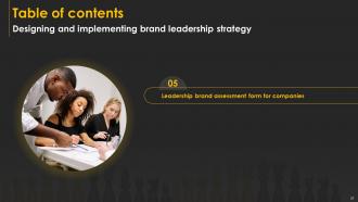 Designing And Implementing Brand Leadership Strategy Branding CD V Idea Impactful