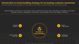 Designing And Implementing Introduction To Brand Building Strategy For Increasing