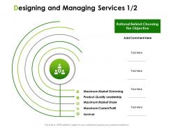 Designing and managing services ppt powerpoint presentation professional templates