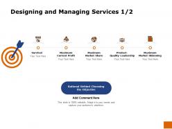 Designing and managing services survival ppt powerpoint presentation slides