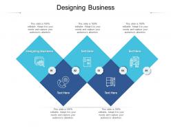 Designing business ppt powerpoint presentation infographics elements cpb