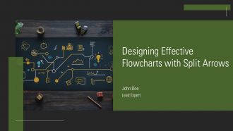 Designing Effective Flowcharts With Split Arrows PPT Structure AT
