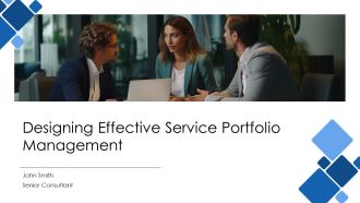 Designing Effective Service Portfolio Management PPT Outline AT