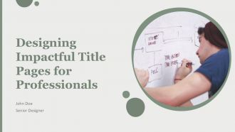 Designing Impactful Title Pages For Professionals PPT Presentation AT