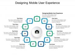 Designing mobile user experience ppt powerpoint presentation professional example introduction cpb