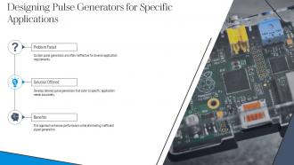 Designing Pulse Generators For Specific Applications PPT Template ST AI SS