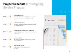 Designing service proposal powerpoint presentation slides