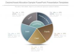 Desired asset allocation sample powerpoint presentation templates