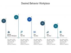 Desired behavior workplace ppt powerpoint presentation inspiration influencers cpb