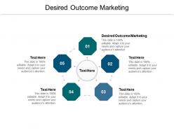 Desired outcome marketing ppt powerpoint presentation layouts graphic images cpb