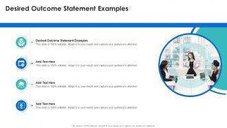 Desired Outcome Statement Examples In Powerpoint And Google Slides Cpb
