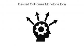 Desired Outcomes Monotone Icon In Powerpoint Pptx Png And Editable Eps Format