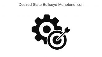 Desired State Bullseye Monotone Icon In Powerpoint Pptx Png And Editable Eps Format
