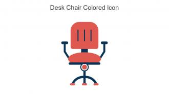 Desk Chair Colored Icon In Powerpoint Pptx Png And Editable Eps Format