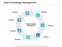 Desk knowledge management ppt powerpoint presentation gallery gridlines cpb