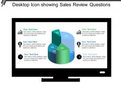 Desktop icon showing sales review questions