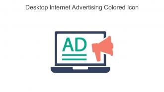 Desktop Internet Advertising Colored Icon In Powerpoint Pptx Png And Editable Eps Format