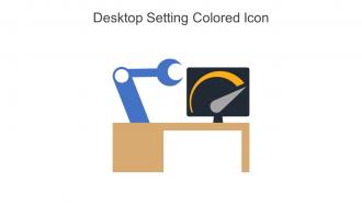 Desktop Setting Colored Icon In Powerpoint Pptx Png And Editable Eps Format