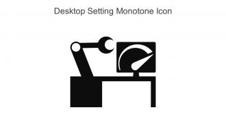 Desktop Setting Monotone Icon In Powerpoint Pptx Png And Editable Eps Format