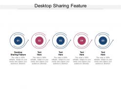 Desktop sharing feature ppt powerpoint presentation inspiration layout ideas cpb