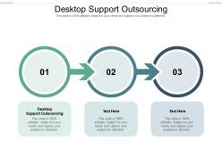 Desktop support outsourcing ppt powerpoint presentation infographics infographic template cpb