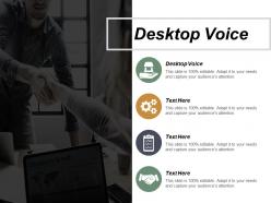 Desktop voice ppt powerpoint presentation file clipart cpb