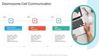 Desmosome Cell Communication In Powerpoint And Google Slides Cpb
