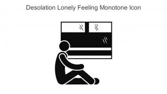 Desolation Lonely Feeling Monotone Icon In Powerpoint Pptx Png And Editable Eps Format