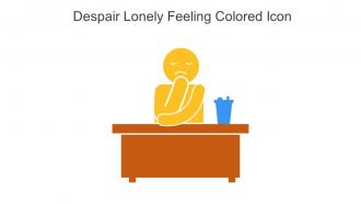 Despair Lonely Feeling Colored Icon In Powerpoint Pptx Png And Editable Eps Format