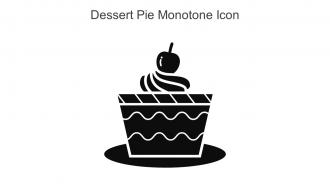 Dessert Pie Monotone Icon In Powerpoint Pptx Png And Editable Eps Format