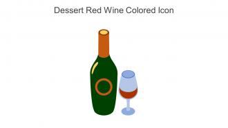 Dessert Red Wine Colored Icon In Powerpoint Pptx Png And Editable Eps Format