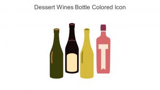 Dessert Wines Bottle Colored Icon In Powerpoint Pptx Png And Editable Eps Format