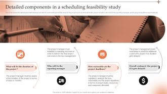 Detailed Components In A Scheduling Conducting Project Viability Study To Ensure Profitability