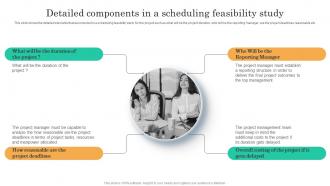 Detailed Components In A Scheduling Feasibility Project Assessment Screening To Identify