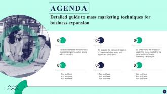 Detailed Guide To Mass Marketing Techniques For Business Expansion MKT CD V Customizable Interactive