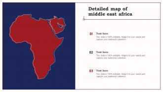 Detailed Map Of Middle East Africa
