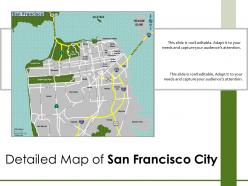 Detailed map of san francisco city