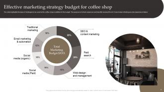 Detailed Marketing Plan For Coffee Shop Powerpoint PPT Template Bundles BP MD Impressive Appealing