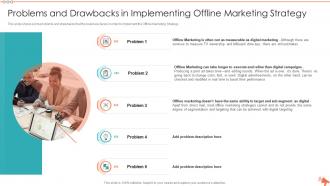 Detailed overview of various offline marketing strategies problems and drawbacks in implementing