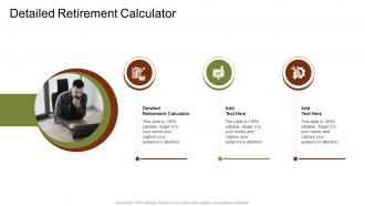 Detailed Retirement Calculator In Powerpoint And Google Slides Cpb