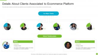 Details about clients ecommerce e marketing business investor funding elevator