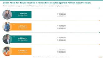 Details About Key People Executive Team Resource Management Platform Pitch Deck