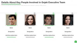 Details About Key People Involved GOJEK Investor Funding Elevator Pitch Deck