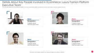 Details About Key People Involved In Ecommerce Digital Fashion Luxury Portal Investor Funding