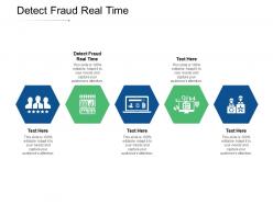 Detect fraud real time ppt powerpoint presentation show summary cpb