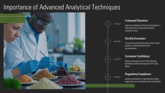 Detecting Food Fraud Using Advanced Analytical Techniques PPT Summary AT Professionally Visual