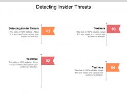 Detecting insider threats ppt powerpoint presentation styles outfit cpb
