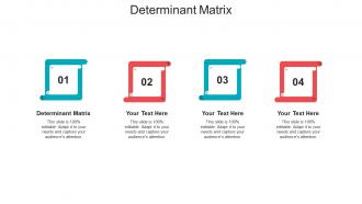 Determinant Matrix Ppt Powerpoint Presentation Inspiration Ideas Cpb ...