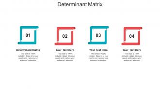 Determinant matrix ppt powerpoint presentation inspiration ideas cpb
